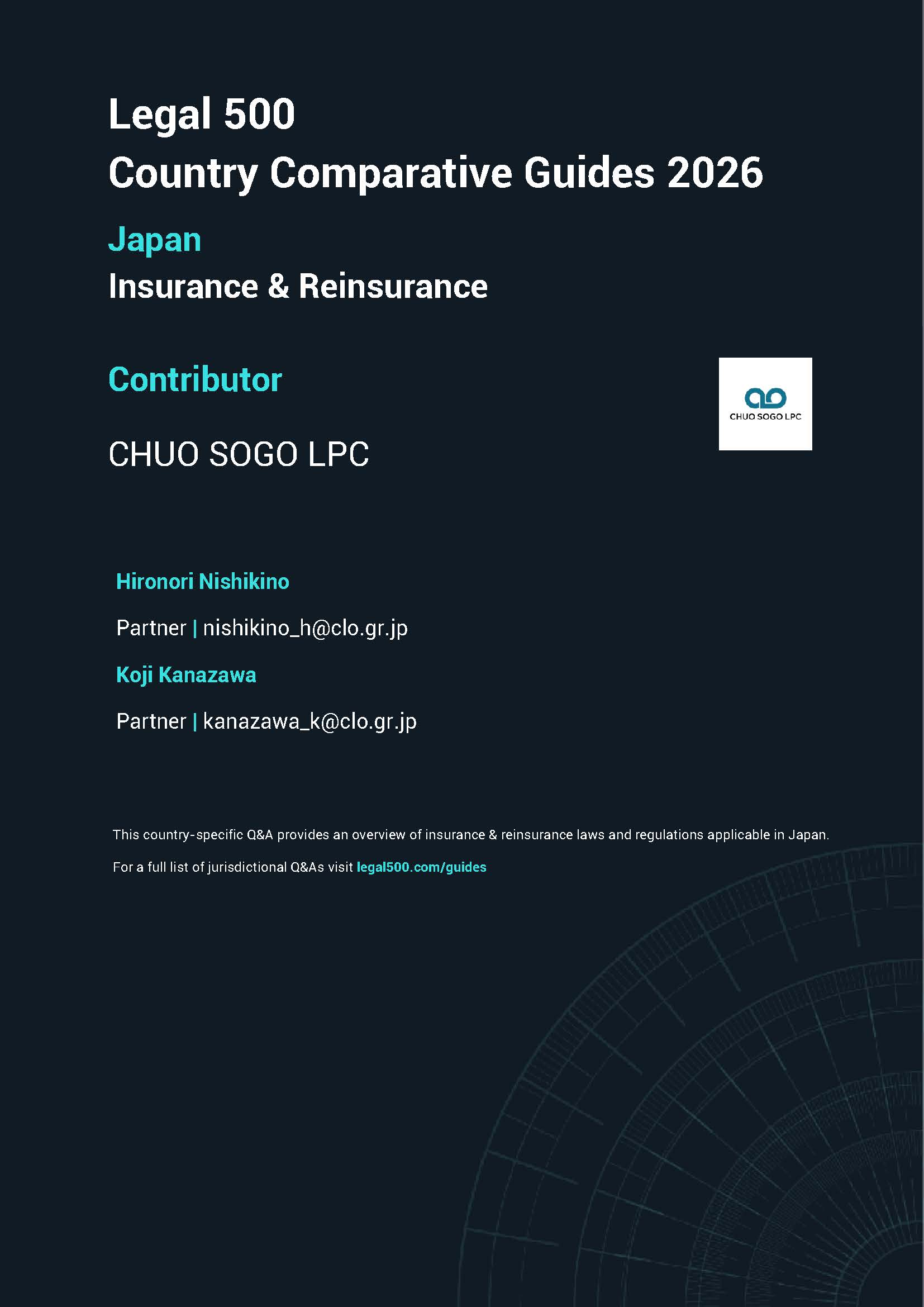 The Legal 500 Country Comparative Guides 2026 (Japan) Insurance & Reinsurance